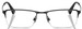 Emporio Armani EA1044TD Eyeglasses Men's Semi Rim Rectangle Shape