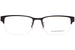 Emporio Armani EA1129 Eyeglasses Men's Semi Rim Rectangle Shape