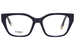 Fendi FE50001I Eyeglasses Women's Full Rim Cat Eye