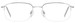 Flexon 606 Eyeglasses Men's Semi Rim Rectangle Shape