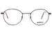 Flexon Autoflex-53 Eyeglasses Full Rim Round Shape