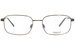 Flexon Collins 600 Eyeglasses Men's Full Rim Rectangle Shape