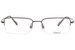 Flexon Davisson 600 Eyeglasses Men's Semi Rim Rectangular Optical Frame