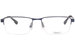 Flexon E1037 Eyeglasses Men's Semi Rim Rectangular Optical Frame