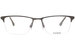 Flexon E1122 Eyeglasses Men's Semi Rim Rectangular Optical Frame