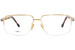 Fred FG50039U Eyeglasses Men's Semi Rim Pilot