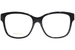 Gucci GG0038O Eyeglasses Women's Full Rim Square Shape