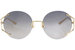 Gucci GG0645S Sunglasses Women's Fashion Round Shades