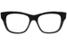 Gucci GG0999O Eyeglasses Women's Full Rim Cat Eye