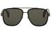 Gucci Men's Web GG0448S GG/0448/S Rectangle Sunglasses