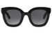 Gucci Women's GG0208S GG/0208/S Fashion Square Sunglasses