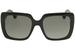 Gucci Women's GG0418S GG/0418/S Fashion Square Sunglasses