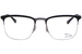 Jaguar 33829 Eyeglasses Semi Rim Square Shape