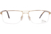 Jaguar 35057 Eyeglasses Men's Semi Rim Rectangle Shape