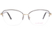 Jill Stuart JS-431-1 Eyeglasses Women's Semi Rim Square Shape