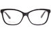 Jimmy Choo JC105 Eyeglasses Women's Full Rim Rectangle Shape