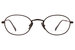 John Varvatos V185 Eyeglasses Men's Full Rim Round Optical Frame