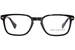 John Varvatos VJV433 Eyeglasses Men's Full Rim Rectangle Shape