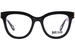 Just Cavalli VJC004 Eyeglasses Women's Full Rim Cat Eye