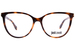 Just Cavalli VJC052 Eyeglasses Women's Full Rim Cat Eye