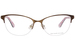 Kate Spade Adalina Eyeglasses Women's Semi Rim Cat Eye