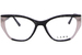 L.A.M.B. LA116 Eyeglasses Women's Full Rim Cat Eye