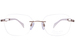 Line Art Duo XL2168 Titanium Eyeglasses Women's Rimless