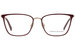 Longchamp LO2125 Eyeglasses Women's Full Rim Rectangular Optical Frame