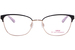 Lulu By Lulu Guinness LK042 Eyeglasses Youth Kids Girl's Full Rim Cat Eye