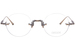 Matsuda M3105 Eyeglasses Men's Rimless Round Optical Frame