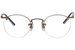 Matsuda M3107 Eyeglasses Men's Semi Rim Round Optical Frame