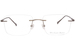 Michael Ryen MR-356 Eyeglasses Men's Rimless Square Shape