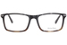 Michael Ryen MR-376 Eyeglasses Men's Full Rim Rectangle Shape