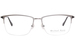 Michael Ryen MR-384 Eyeglasses Men's Semi Rim Rectangle Shape