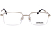 Mont Blanc MB0313O Eyeglasses Men's Semi Rim Rectangle Shape