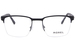 Morel 10212O Eyeglasses Men's Semi Rim Rectangle Shape