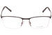 Morel Lightec 30040L Eyeglasses Men's Semi Rim Rectangular Optical Frame