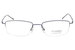 Morel Lightec 30211S Eyeglasses Men's Half Rim Rectangular Optical Frame