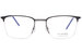 Morel Lightec 30248L Eyeglasses Frame Men's Semi Rim Square