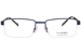 Morel Lightec 30299S Eyeglasses Men's Semi Rim Rectangle Shape