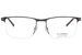 Morel Lightec 30304L Eyeglasses Men's Semi Rim Rectangle Shape