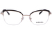 Morel Vera-2-US Eyeglasses Women's Semi Rim Cat Eye