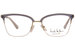 Nicole Miller Cannes Eyeglasses Women's Semi Rim Cat Eye Optical Frame