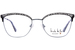 Nicole Miller Capella Eyeglasses Women's Full Rim Oval Shape