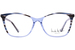 Nicole Miller Hermitage Eyeglasses Women's Full Rim Oval Shape