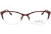 Nicole Miller Women's Eyeglasses Margot Half Rim Optical Frame