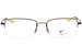 Nike 4306 Eyeglasses Semi Rim Rectangle Shape