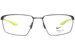 Nike 4311 Eyeglasses Semi Rim Rectangle Shape