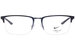 Nike 4313 Eyeglasses Men's Semi Rim Rectangle Shape