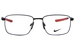 Nike 6046 Eyeglasses Men's Full Rim Rectangle Shape